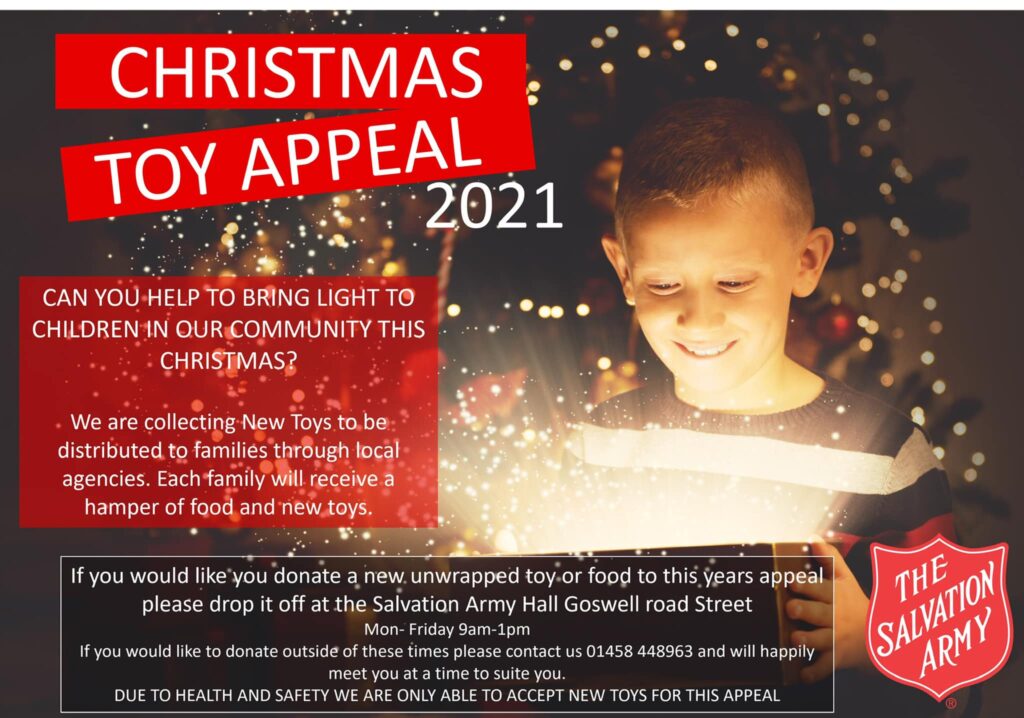 Salvation Army Christmas toy appeal