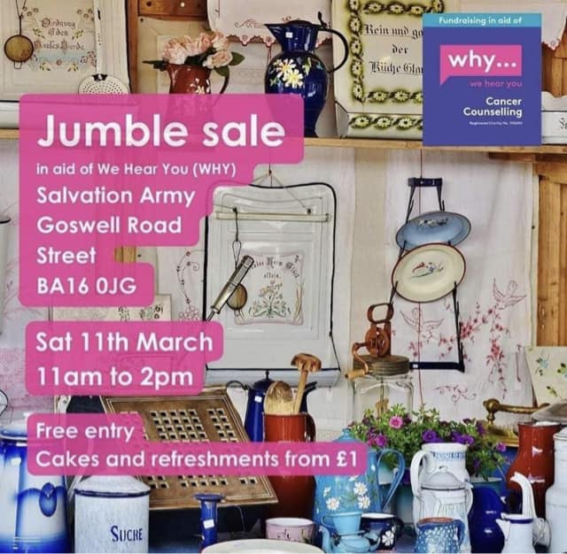 Jumble Sale in aid of We Hear You